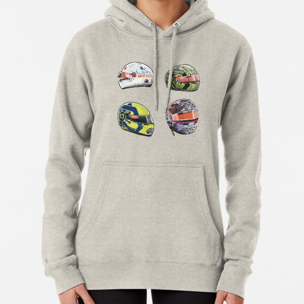 Juego de pegatinas para casco Lando Norris 2020 Volumen 1 Sudadera con capucha