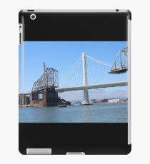 San Francisco To Oakland Bay Bridge - New And Old iPad Case/Skin