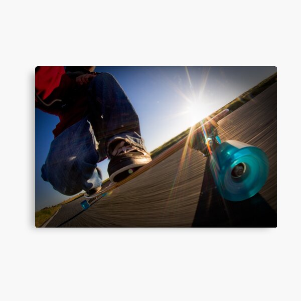 Longboarding Canvas Print
