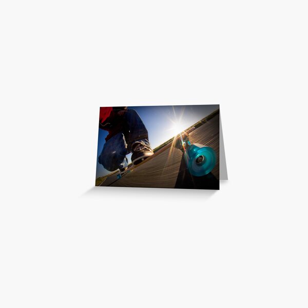 Longboarding Greeting Card