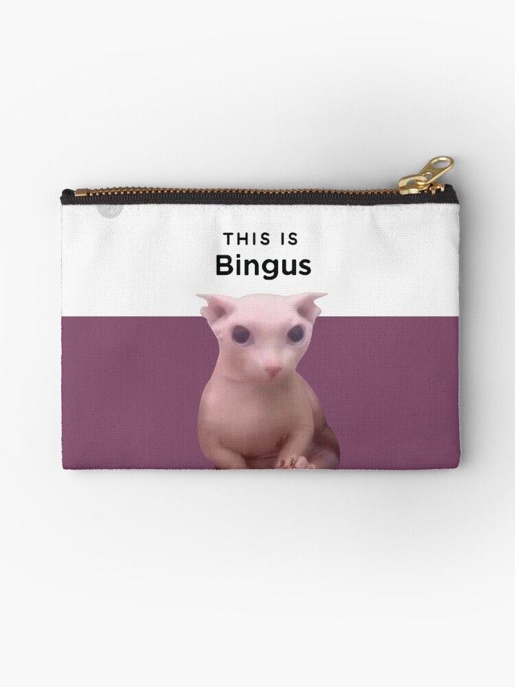 This Is Bingus Hd Zipper Pouch By Rzera Redbubble