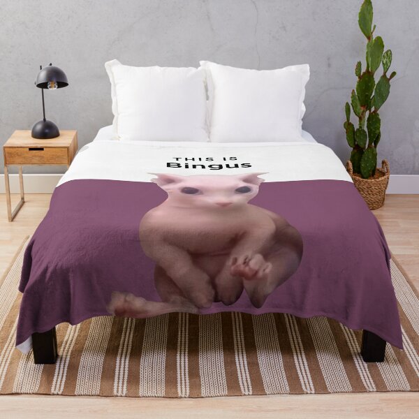 This is Bingus HD Throw Blanket