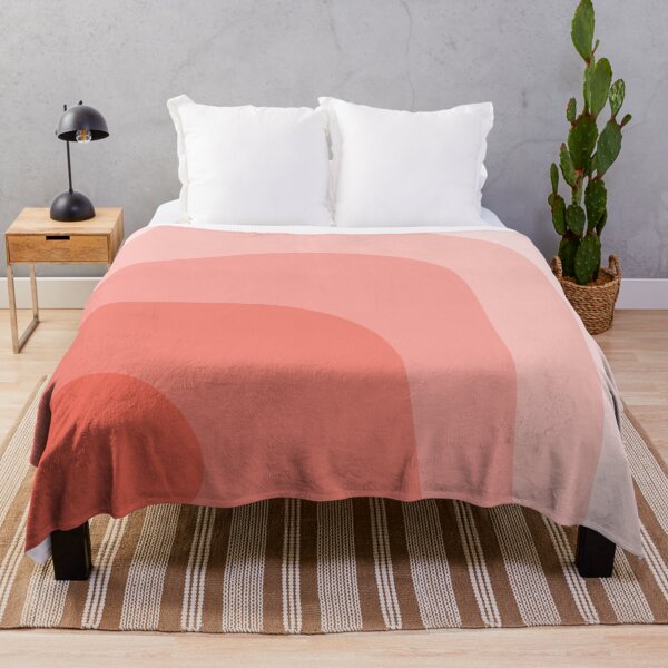 Item preview, Peach Wave Abstract, Minimalist Art, Simple Pattern, Wave Abstract designed and sold by bluesky26.