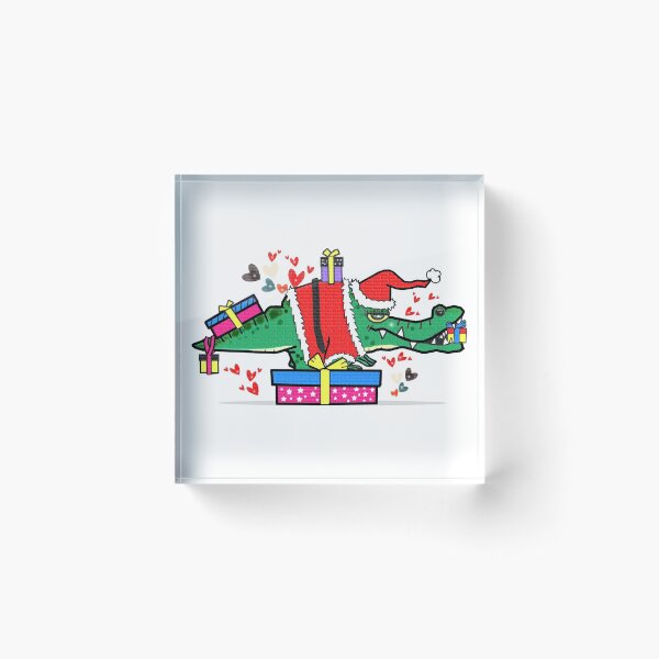 Item preview, alligator - Merry Christmas  designed and sold by Shirley cute art .