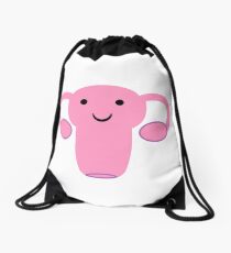 Happy Uterus :) Drawstring Bag