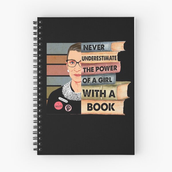Item preview, Feminist Ruth Bader Ginsburg RBG Quote Girl With Book designed and sold by Enraged46.