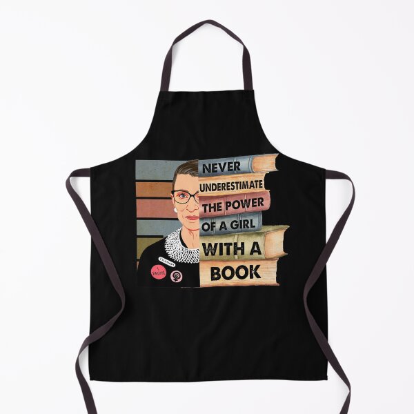 Item preview, Feminist Ruth Bader Ginsburg RBG Quote Girl With Book designed and sold by Enraged46.