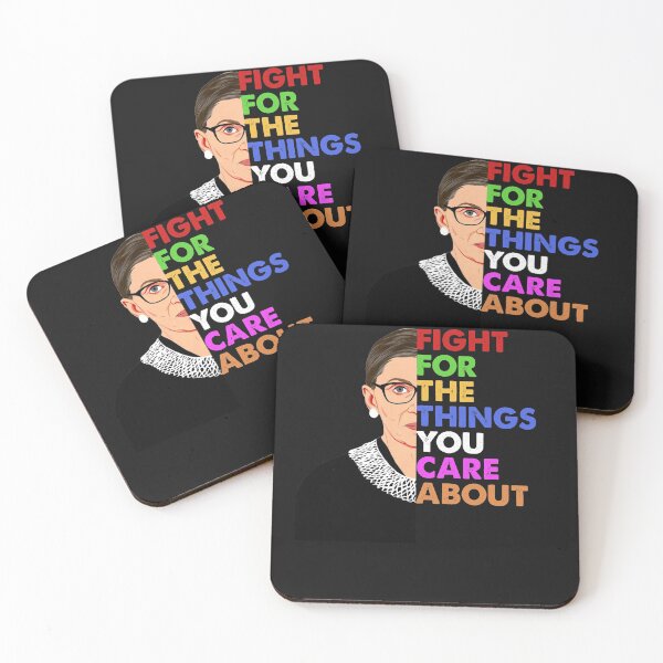 Item preview, Fight fot the things you care about  Feminist Ruth Bader Ginsburg RBG designed and sold by Enraged46.