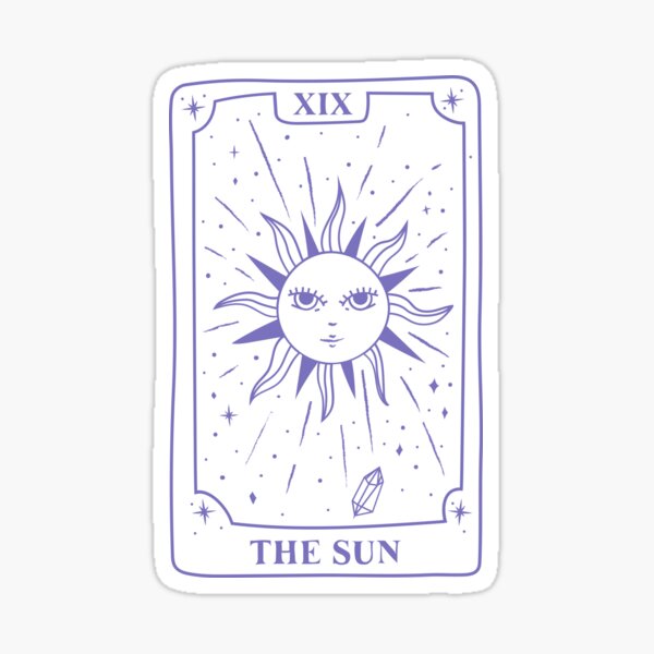 The Sun Tarot Sticker – The Regal Find