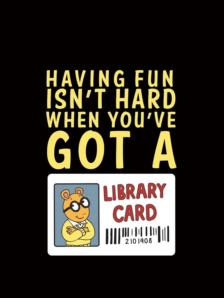 Thumbnail 4 of 4, iPhone Case, Arthur Library Card designed and sold by RACHELRAE09.