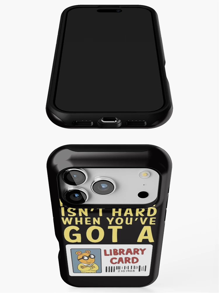 Thumbnail 3 of 4, iPhone Case, Arthur Library Card designed and sold by RACHELRAE09.