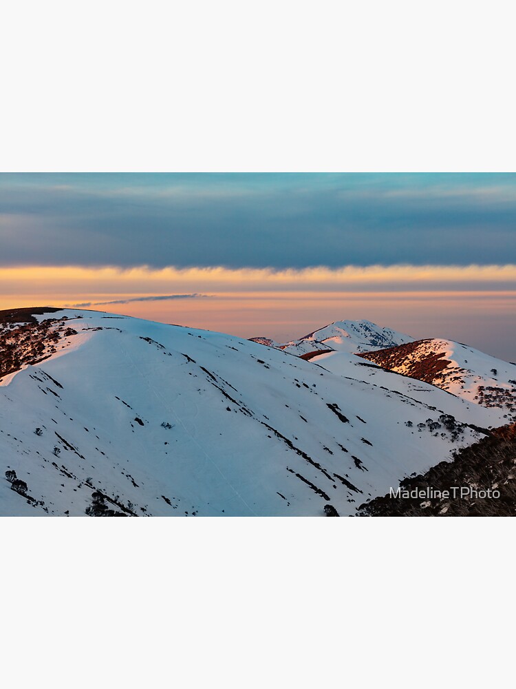 Thumbnail 3 of 3, Sticker, In The Lee Of The Light (Mount Feathertop) designed and sold by MadelineTPhoto.