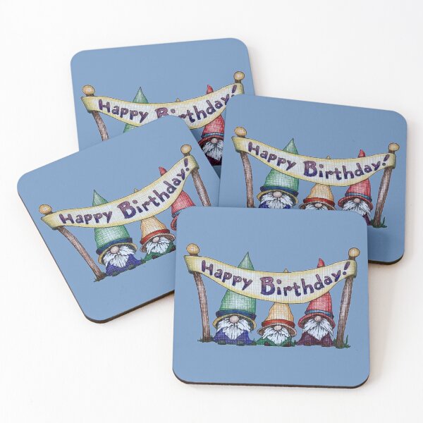 Item preview, Happy Birthday Gnomes designed and sold by SarahCD13.