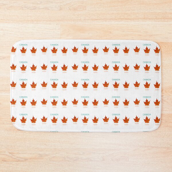 Item preview, Canadian Pride- orange maple leaf's with white background and Canada written in a pale green designed and sold by Vicky Rodden.