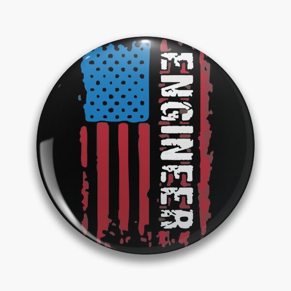 Item preview, Engineer Hhh USA Flag designed and sold by Creativenetic.