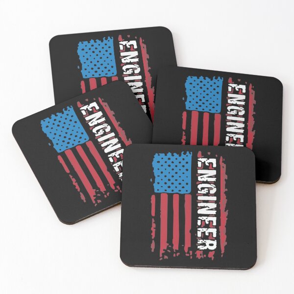 Item preview, Engineer Hhh USA Flag designed and sold by Creativenetic.