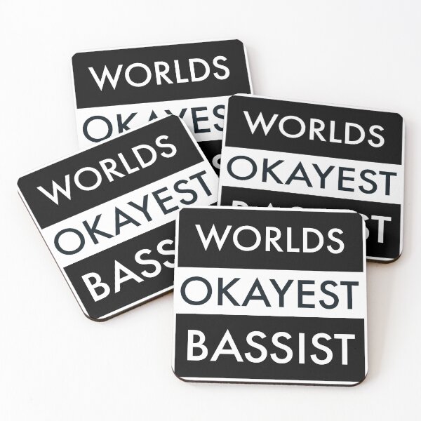 Item preview, Worlds Okayest Bassist designed and sold by arendbotha.