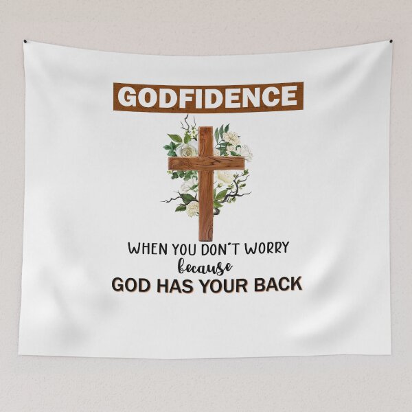Item preview, GODFIDENCE When you don't worry  because  God has your back designed and sold by RockyMante.