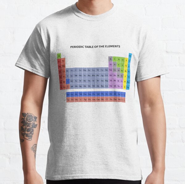 Colorful Periodic table Classic T-Shirt