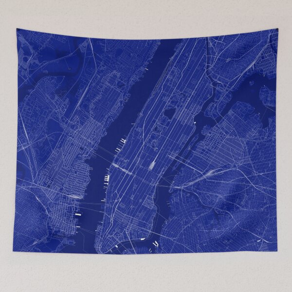 Item preview, Manhattan, New York - Blueprint designed and sold by Henrik Gulliksen Schüller.