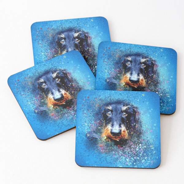 Item preview, dachshund, dog, painting, graffiti, dog love, head. designed and sold by theherbst131313.