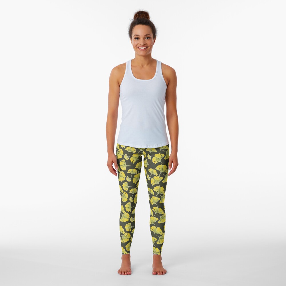 Ginkgo leaves Leggings