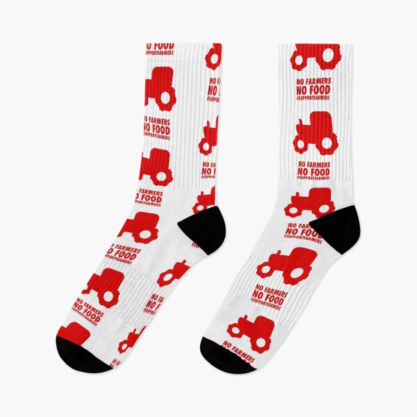 Item preview, No farmers no food red tractor designed and sold by ciaobebo.