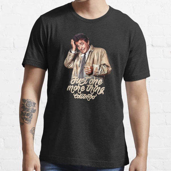 Recognition Columbo-TV-Real-Heroes-Wear-Trench-Coat-Men-T-Shirt