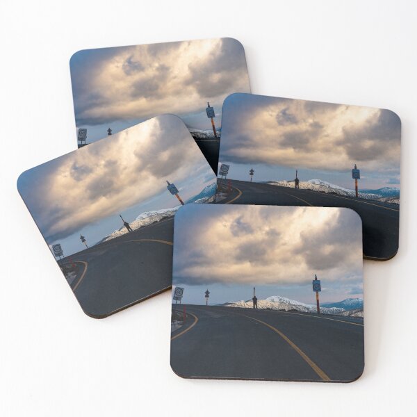 Item preview, A Shot You Can't Drive Past (Great Alpine Road with a view to Mount Feathertop) designed and sold by MadelineTPhoto.