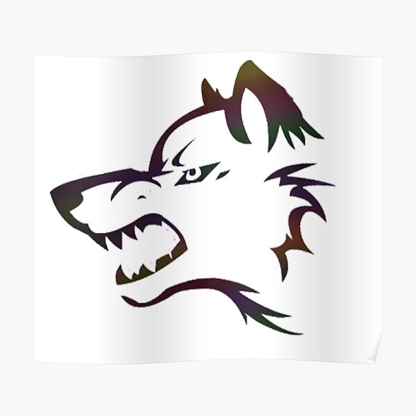 Poster Dangerous Wolf Redbubble