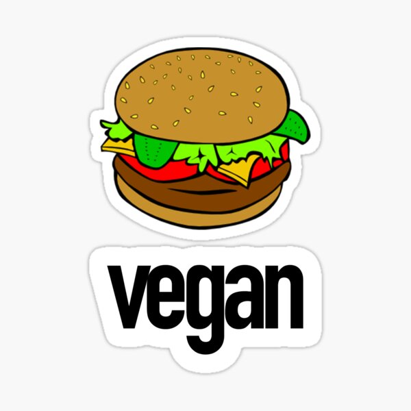 Vegan Burger Sticker by Swing Kitchen for iOS & Android