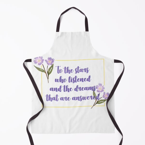 Item preview, To the stars who listen and the dreams that are answered flower quote 6 designed and sold by DoodlesFlowers.