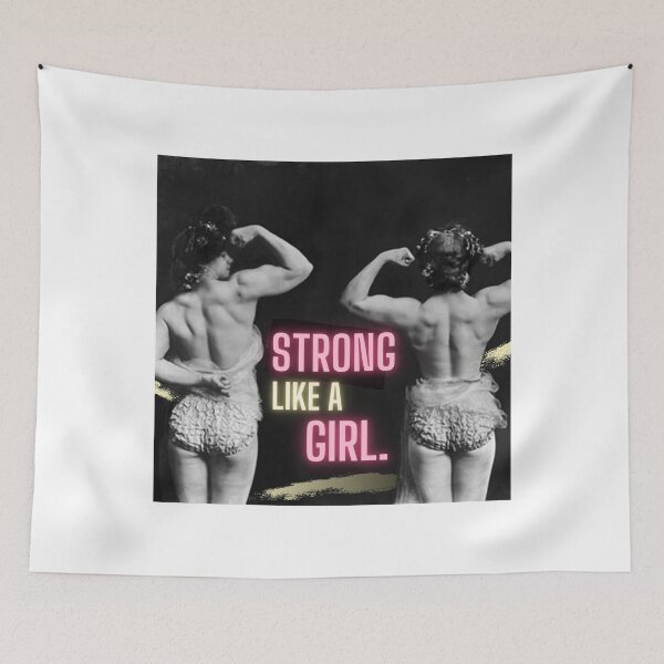 Item preview, Strong Like A Girl  designed and sold by TeeKid.