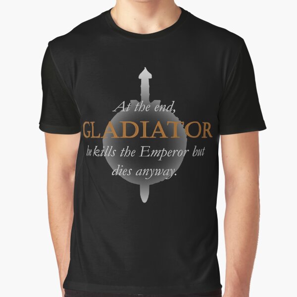 Spoiler - Gladiator #2 (Black BG) Graphic T-Shirt