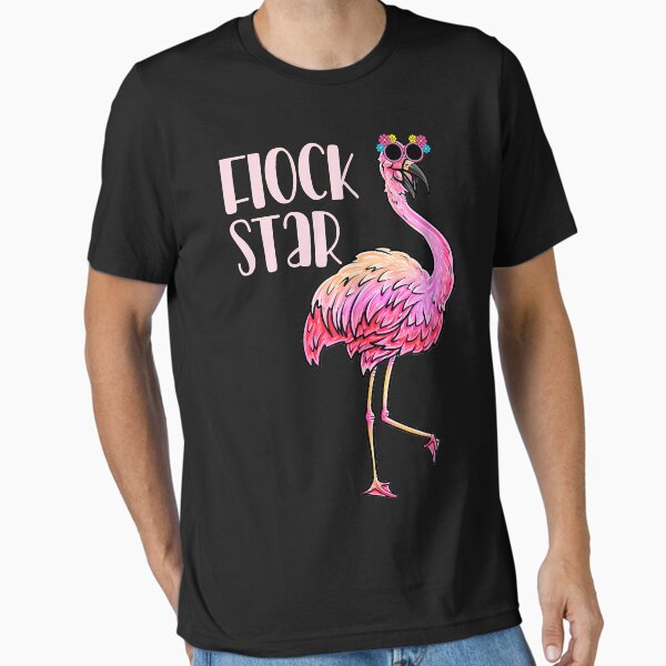 Item preview, Flamingo Tshirt for Women - Flock Star designed and sold by IanSummer53.