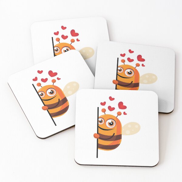 Item preview, Bee My Valentine Bee on Corner designed and sold by Web CreationsNL.