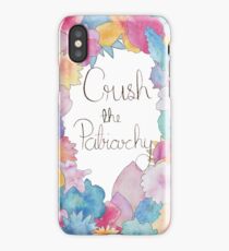 Crush The Patriarchy (2) iPhone Case/Skin