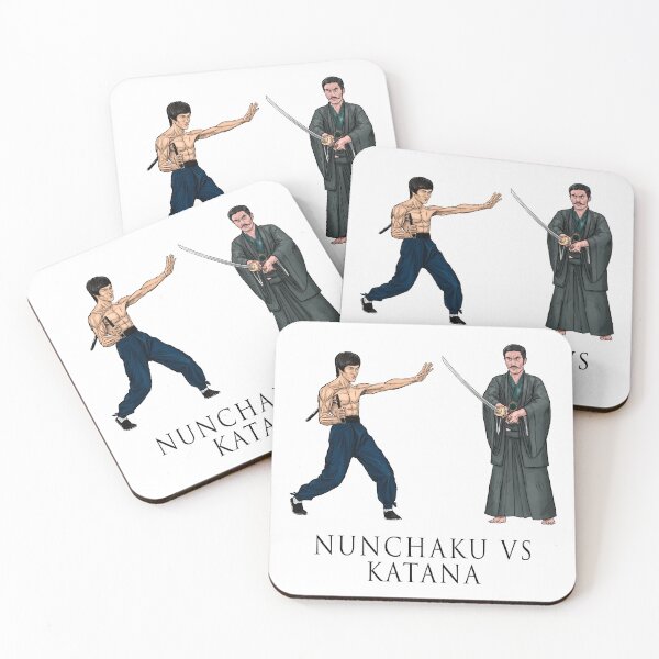 Item preview, Nunchaku Vs. Katana designed and sold by Preserved Dragons.