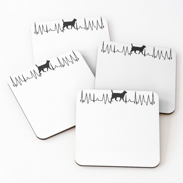 Item preview, Cat heartbeat heart rate pulse designed and sold by DerNerd.