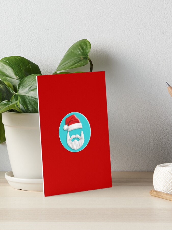 Santa Claus Pop Socket Art Board Print - Main Image