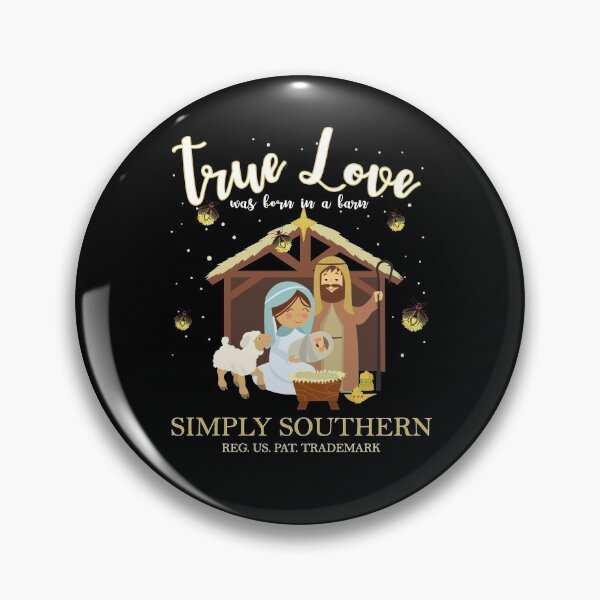 Item preview, 151205-god-HN-true love was born in a barn simply southern-Hung designed and sold by CoutuJack.
