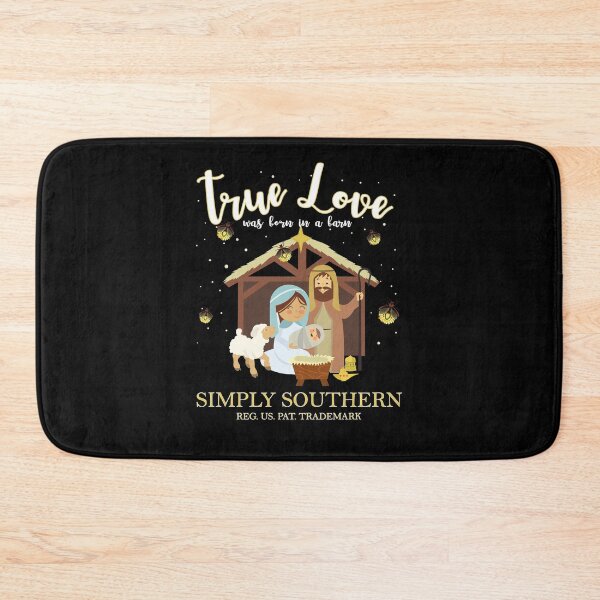 Item preview, 151205-god-HN-true love was born in a barn simply southern-Hung designed and sold by CoutuJack.