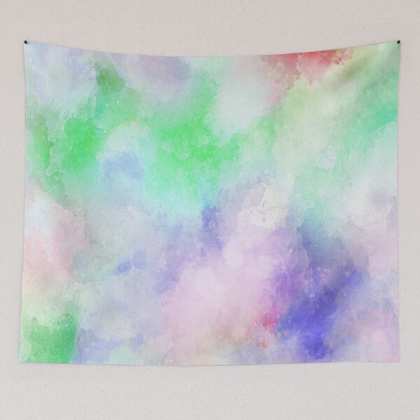 Item preview, Brushed Watercolor Painted Rainbow 3 designed and sold by everything4eva.