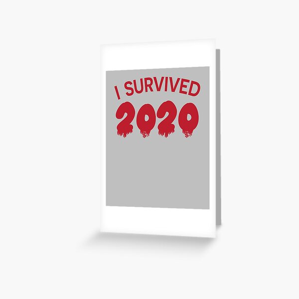 Item preview, I SURVIVED 2020 red designed and sold by sandraking0908.