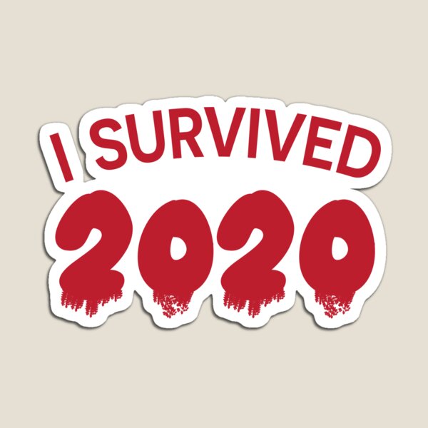 Item preview, I SURVIVED 2020 red designed and sold by sandraking0908.