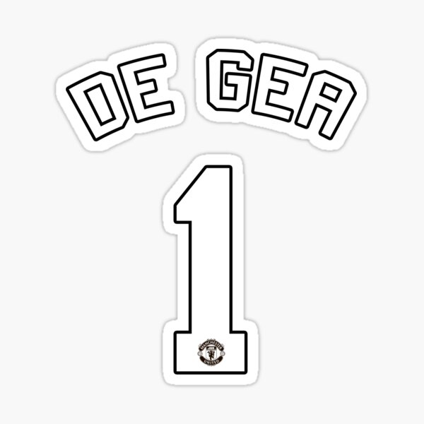 david de gea jersey 1 sticker by championwarrior redbubble