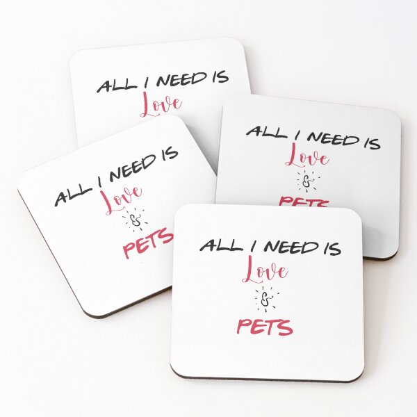 Item preview, All i need is love and pets cool pets lovers gift idea birthday designed and sold by FLASHOP.