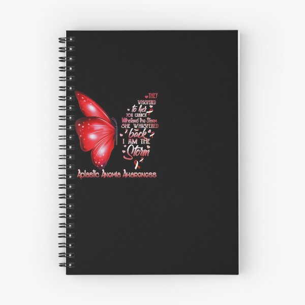 Item preview, I am the storm Aplastic Anemia Awareness Butterfly designed and sold by CharlotteHicks.