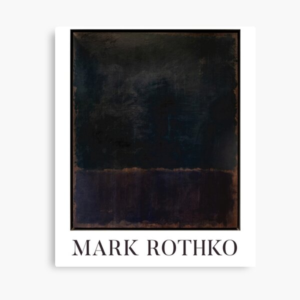 Estilo de pintura negra de Mark Rothko Lienzo