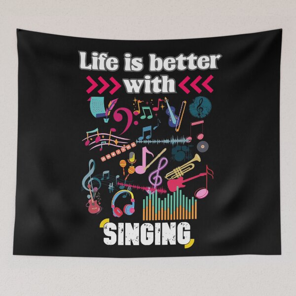 Item preview, Life Is Better With Singing designed and sold by The Full Cart.